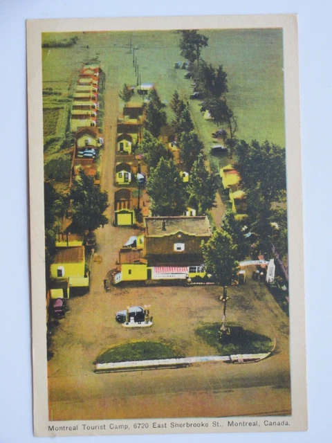 Montreal Tourist Camp in Montreal, Quebec CANADA Vintage Postcard