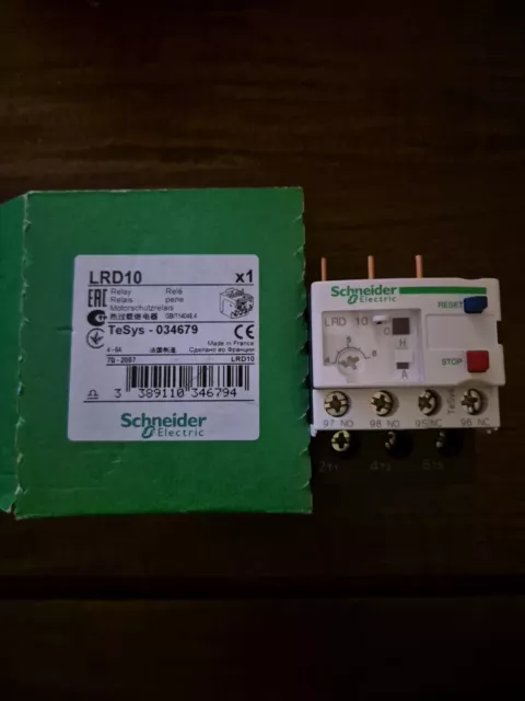 SCHNEIDER ELECTRIC LRD10 RELAY TESYS 034679 Neuf