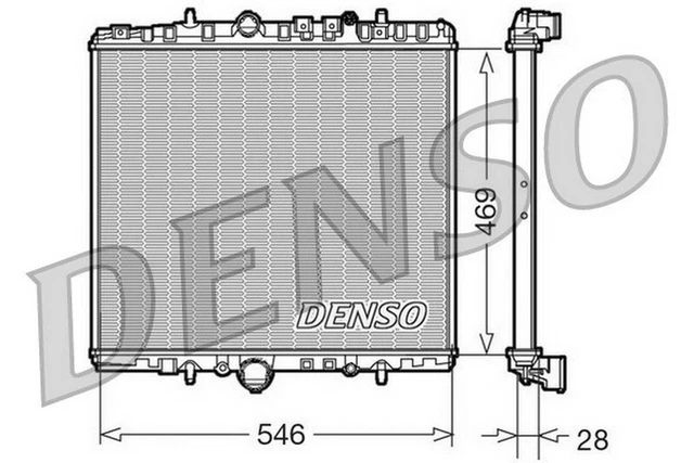 Nissens Radiatore Motore 63558 Per Fiat Ducato, Peugeot J5, Citroën C25 | Raffreddamento Acqua