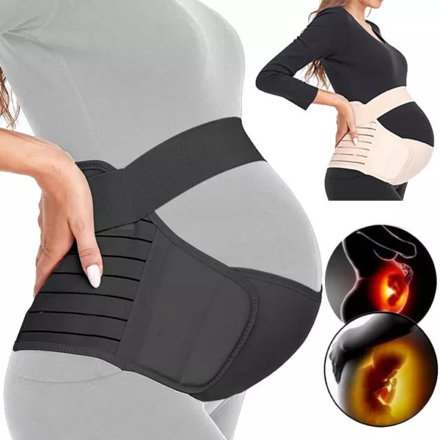 3 IN 1 Maternity Band ABS Support Belt Pregnancy Back Relief Tummy Belly Brace