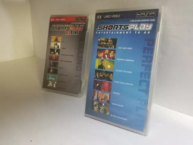 2 NEW MINT Factory Sealed PSP Movie UMD Shorts Play Animated Films #H12