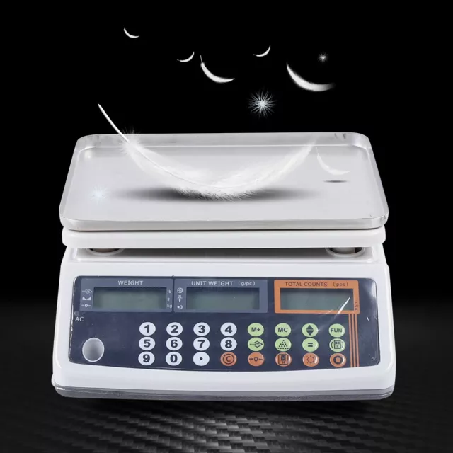 110V Weighing Scale Precise LCD Counting Scale Digital Parts Coin 30 KG x 1 G