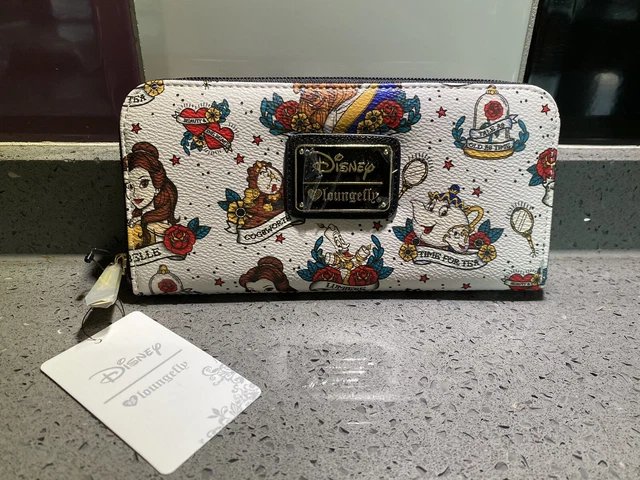 OFFICIAL DISNEY LOUNGEFLY Beauty and The Beast Belle Tattoo Purse