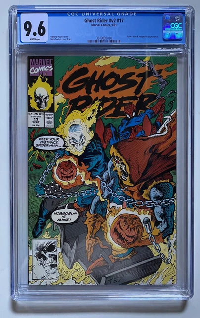 Spider-Man #7 (Marvel, February 1991) cgc 9.6. Ghost Rider!! Hobgoblin!!!