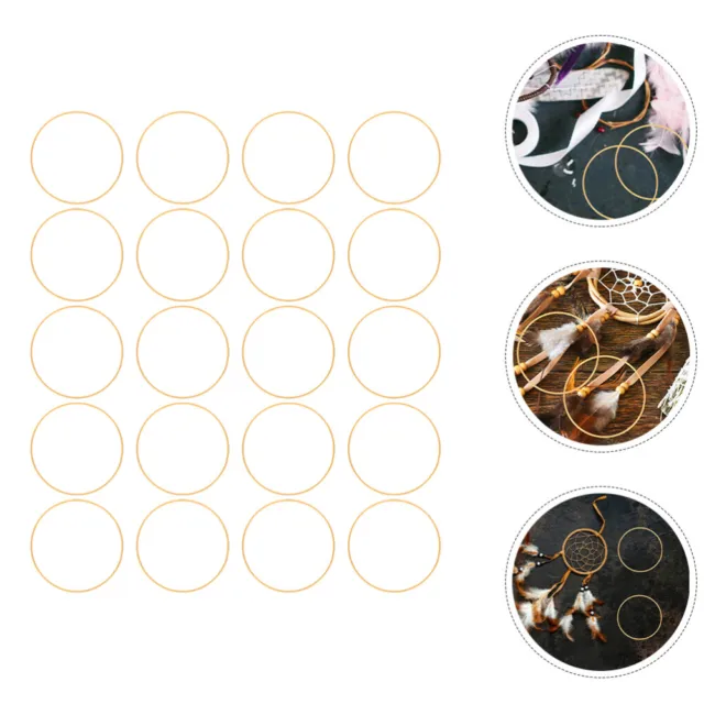 20 Pack - CleverDelights 50mm Round Glass Cabochons - 2 inch - 11mm Thick