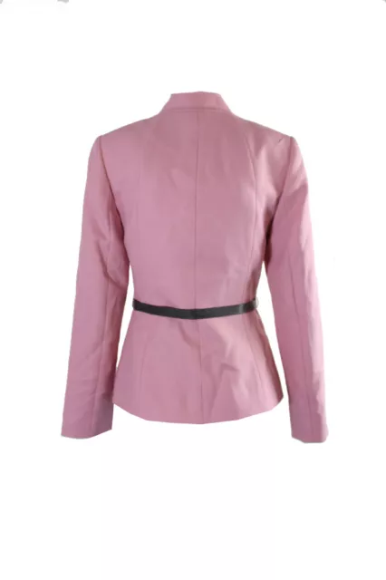 Tahari Asl Pink Belted Blazer 6 2