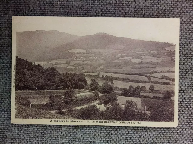Cpa Le Mont Beuvray