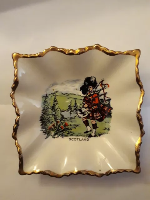 Vintage James Kent Ltd. "Old Foley" Square 4 Trinket Dish Scotland