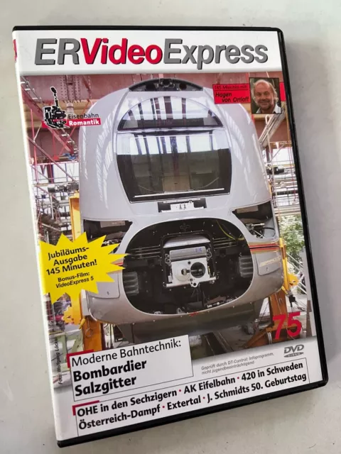 ER Video Express Nr. 75 - Moderne Bahntechnik: Bombardier Salzgitter | DVD 131