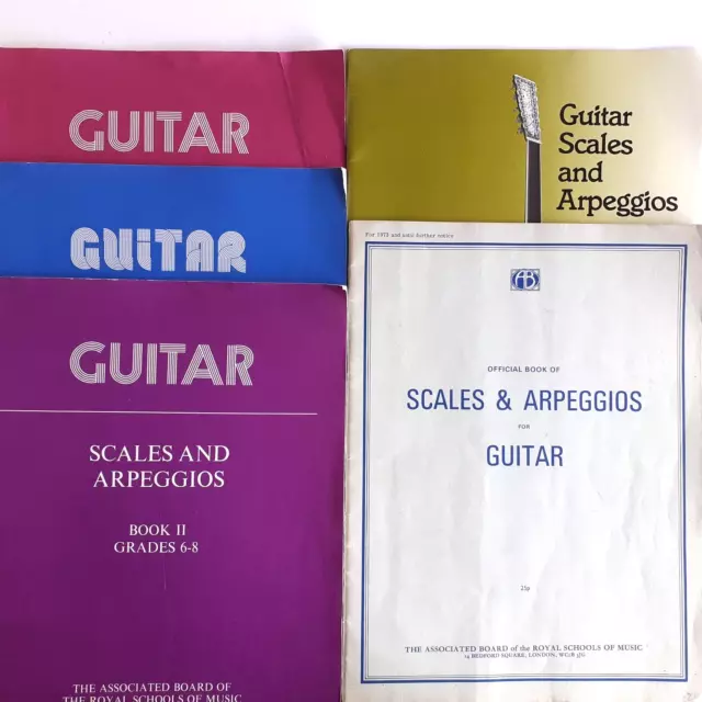 Guitar Scales & Arpeggios, Grades 2 - 8, Music Study, Paperback, Trinity, ABRSM