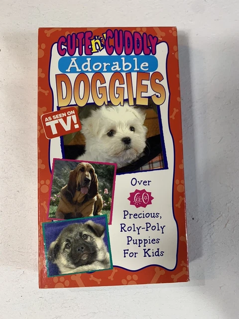 CUTE N CUDDLY ADORABLE DOGGIES VHS  1996 As Seen On TV