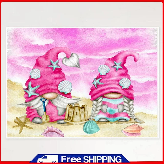 5D DIY Full Round Drill Diamond Painting Two Goblin Kit Home Decoration Art -
