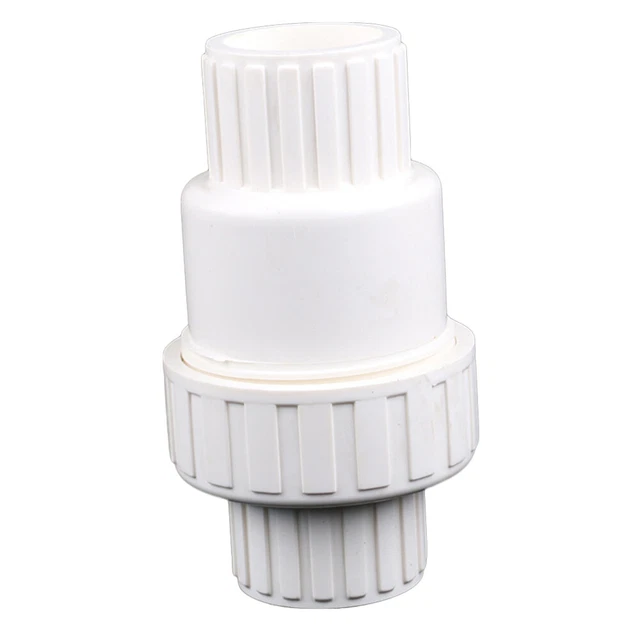 Clapet Anti-retour 28mm - Pour Eau, Réservoir, Pompe - Plastique GPPS - Diamètre Intérieur 25mm, Extérieur 28mm - Rouge Ou Transparent