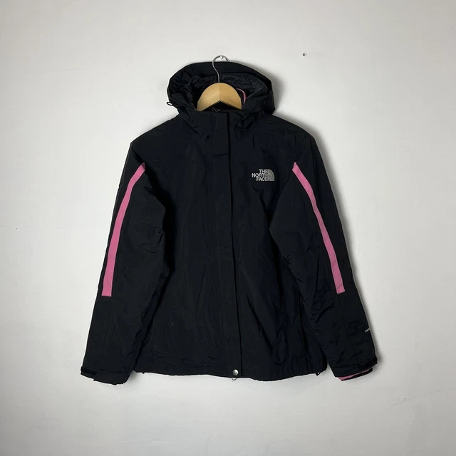 The North Face Cappotto Giacca Donna Grande Nero 3 in 1 Hyvent Rosa Cappuccio