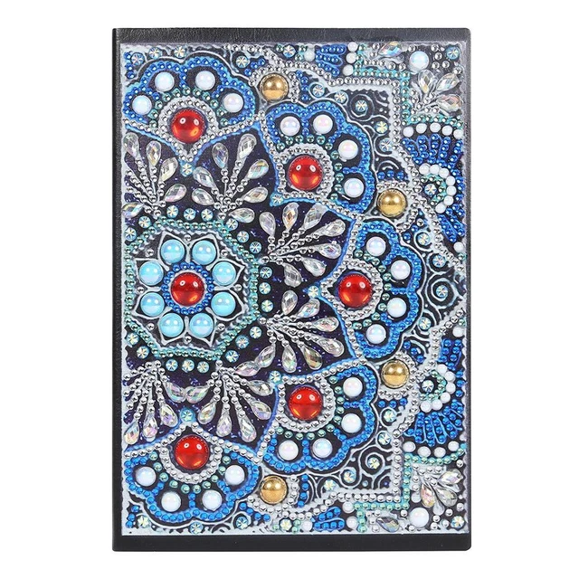 DIY Mandala Special Shaped Diamond Painting 50 Pages A5 Notebook Diary Book Gift
