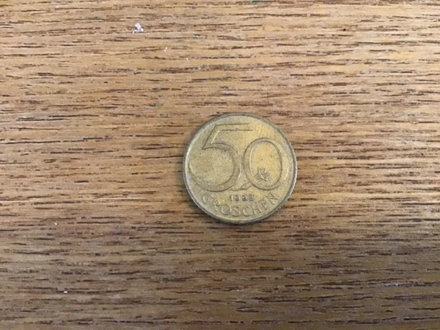 Austria 🇦🇹  - 1992    50 Groschen  coin Austrian ( T 34 ) coin collector