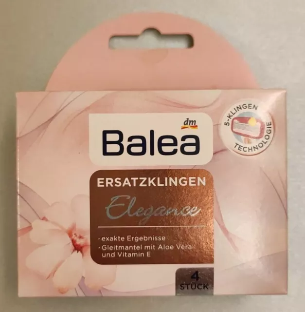 Balea Damen 5-Klingen Rasierklingen 1 4 8 12er Pack kompatibel mit Gillette Venus 2