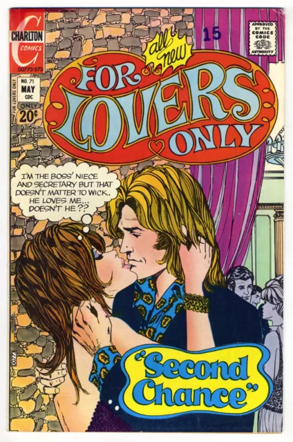 Charlton For Lovers Only #71 1973 5.5 F- OW/W