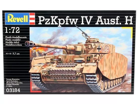 Revell 03184 - 1/72 WWII Dt. Pzkpfw Iv Ausf. H - Neu