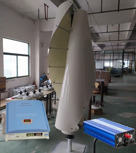 8000W Vertikale Windkraftanlage - Magnetische Levitation Für Haus & Garten