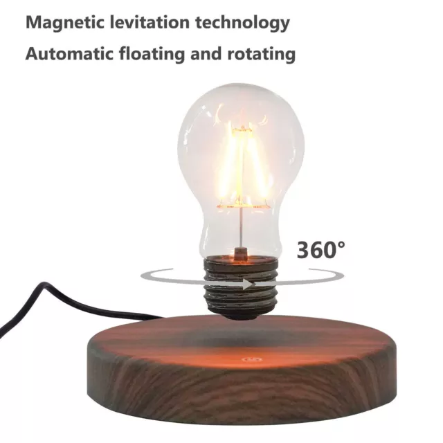 Magnetic Levitating Light Floating Lamp Bulb Anti-gravity Home Decoration  12V