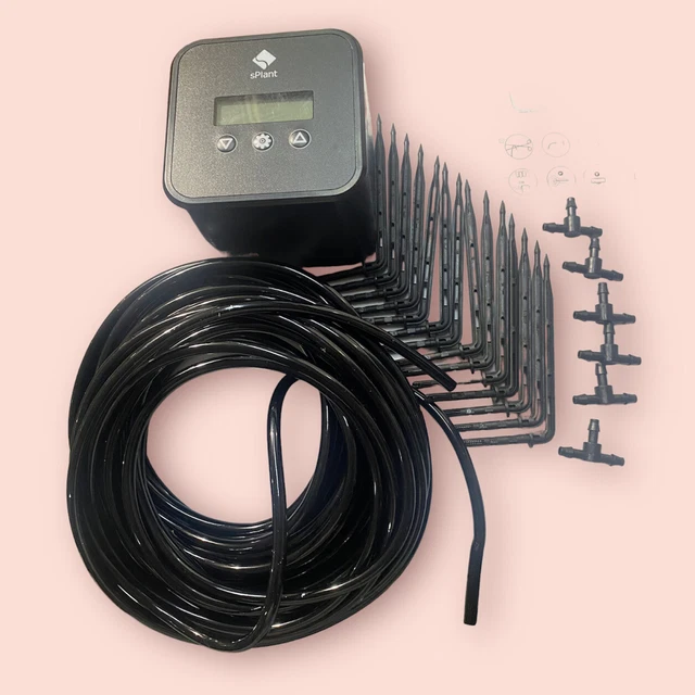 SPLANT - UPGRADED LCD Automatic Drip Irrigation Kit SW-C04-02 Open Box ...