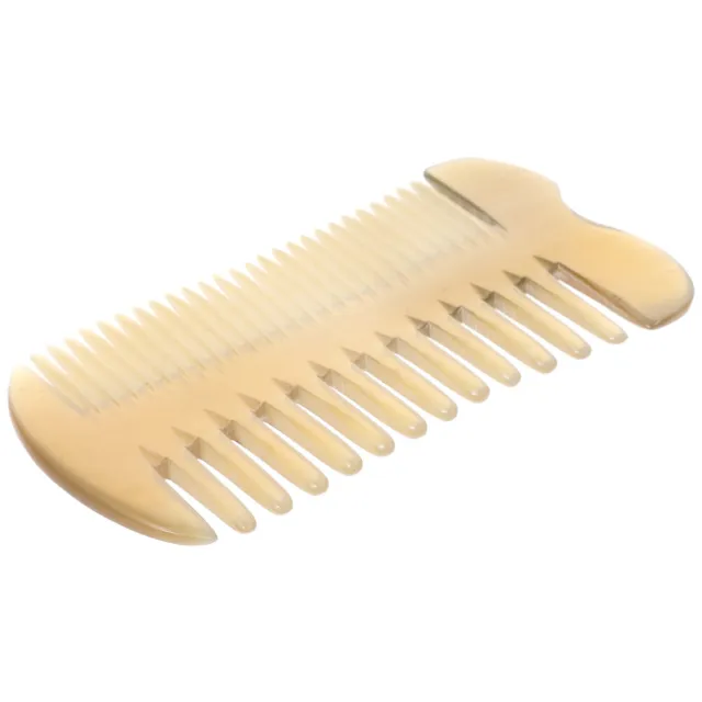 Double-sided Massage Comb Hair Brush Cleaning Tool Horns Massage Man
