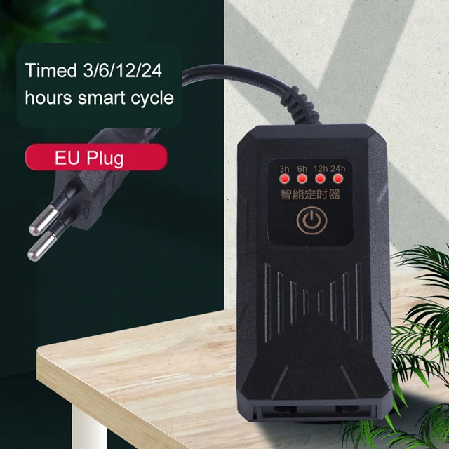 Temporizador para acuario programa inteligente libremente ajustable 4 modos temporizador para acuario