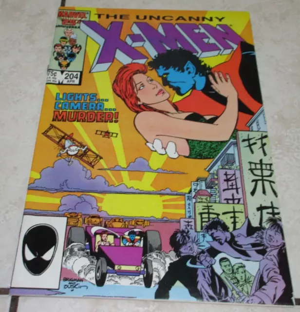 Uncanny X-Men 204, NM- 9.2) 1986 Marvel, 50% off Guide!