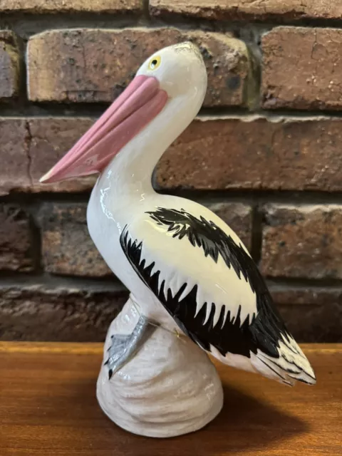 Studio Australia Australian Pottery Large Hand Crafted Pelican Figurine