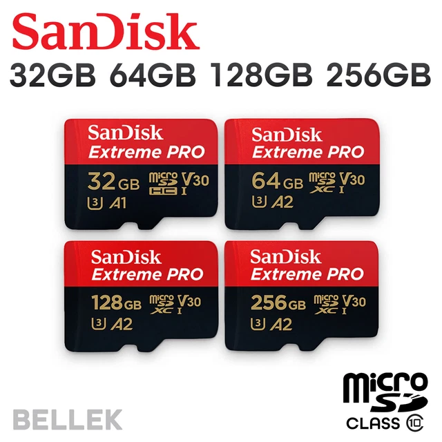 SanDisk 256GB Extreme Pro SD Card Bundle - UHS-I V30 For Sony Cameras With Card Reader