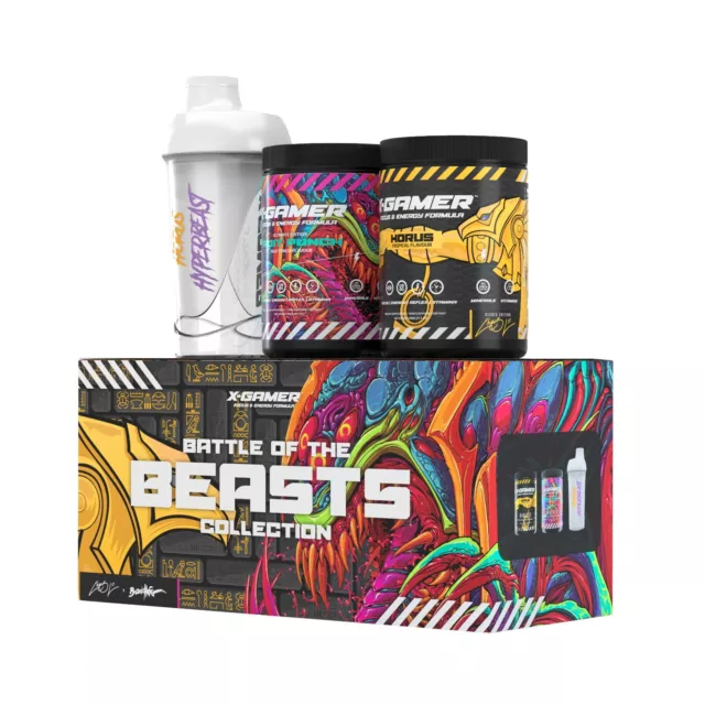 X-Gamer Energy Battle of the Beasts Collection Box (1200 g/120 porzioni)