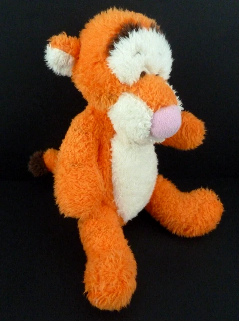 61. Peluche Doudou Disney Nicotoy TIGROU orange ventre blanc nez rose 30cm TTBE