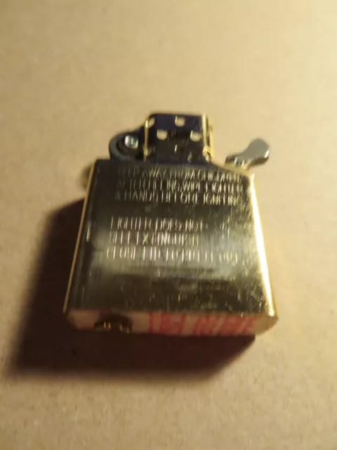 Zippo Lighter   New   Brass / Gold Finish Insert   Only   No Case 3