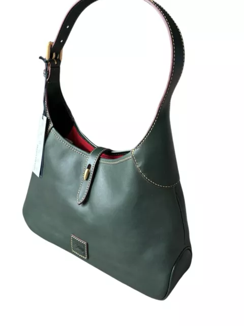 Dooney & Bourke Florentine Leather Crescent Hobo Bag NWT 2