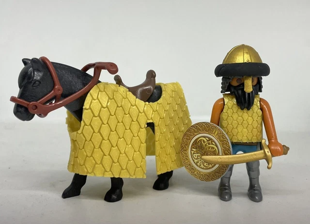 Figurine Playmobil Médiévale Sarrazin / Arabe Custom - Pièce Détachée Pour Scènes Croisades