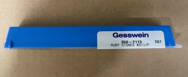 Gesswein Stones 350-2113 #211/F Ruby Stone - New