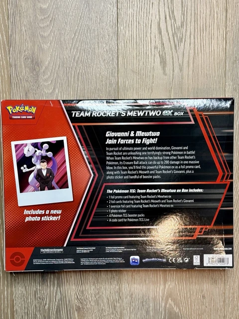 POKEMON TCG DESTINED Rivals Team Rockets Mewtwo EX Box Sealed $55.02 ...