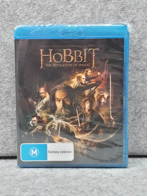 NEW: THE HOBBIT The Desolation of Smaug LOTR Movie Blu-ray Region B Free Post