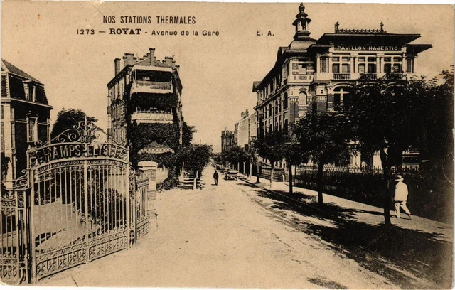 CPA ROYAT - Avenue de la gare (198071)