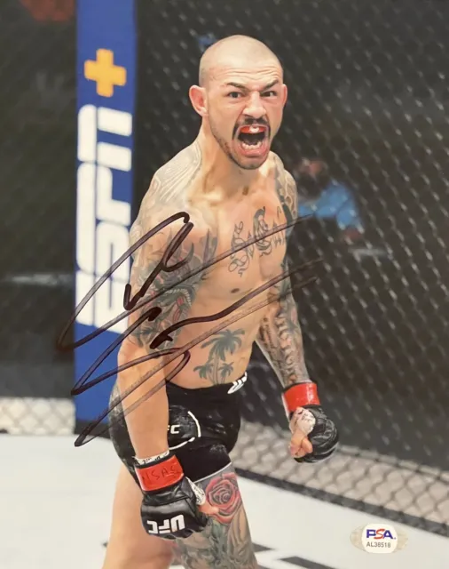Cub Swanson Signed Autographed UFC Fighter 8x10 Photo MMA PSA/DNA