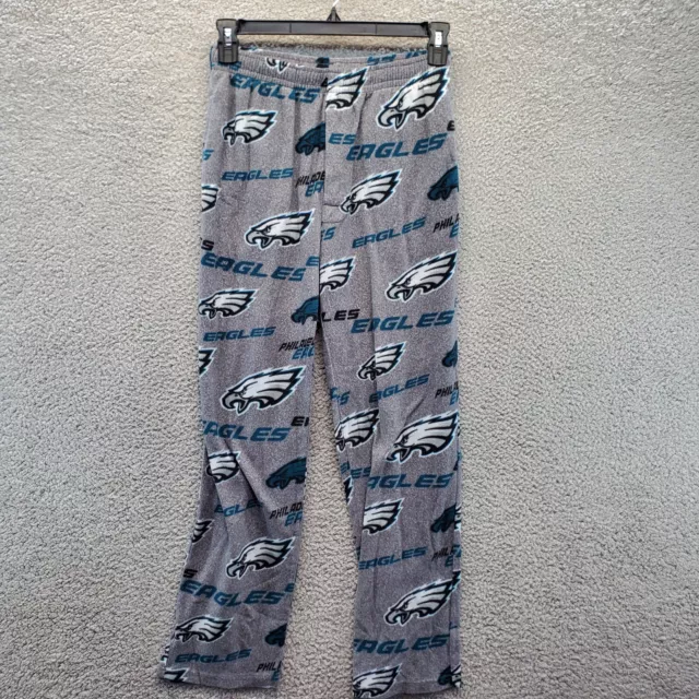 Pantalones de pijama para hombre Philadelphia Eagles pequeño gris logotipo de lana equipo de fútbol americano de la NFL