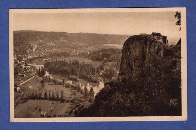 Jc * CPA Postcard: Valley of the Lot Rock of Saint-Cirq-Lapopie...