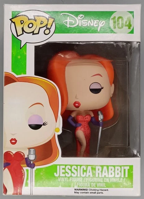 #104 JESSICA RABBIT - Disney Who Framed Roger Rabbit Damaged Box Rare ...