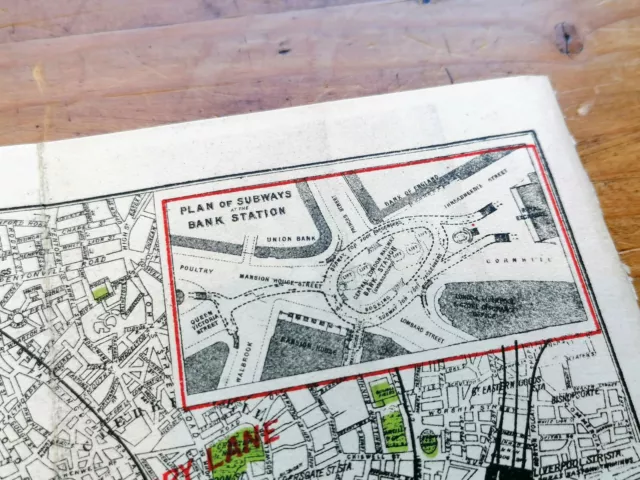 Original 1902 Central London Railway Map (Underground) - First issue CLR map 3