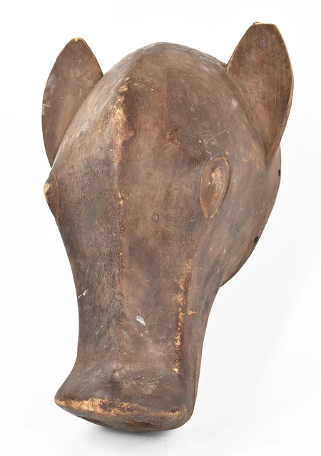 Suku Animal Mask Wood Congo African Art