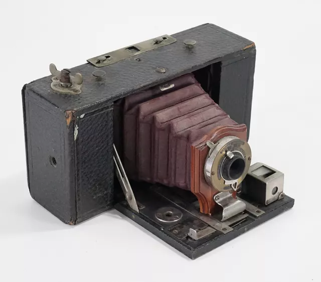 Kodak No. 2 Pliant " Brownie " Modèle A,Manquant Le Poignée (Obturateur