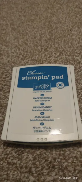 Stampin' Up Classic Ink Pad (old design) - Dapper Denim