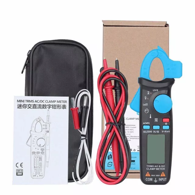 BSIDE ACM91 Mini Digital Clamp Meter DC / AC-Strommultimeter Auto Voltmeter TD