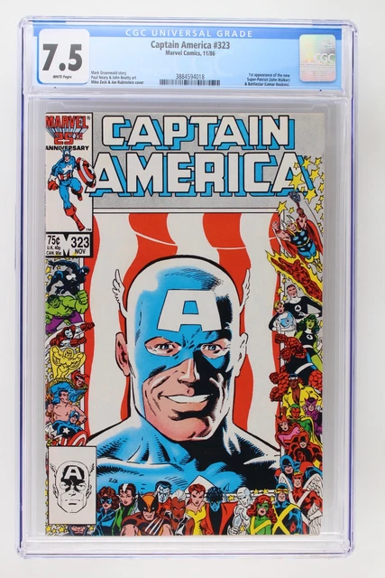 Captain America #323 - Marvel 1986 CGC 7.5 1st Appearance of the new Super-Patri